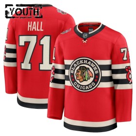 Chicago Blackhawks Dresy Fanatics Premium NHL Taylor Hall 2024-25 Červené Winter Classic - Dětské